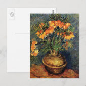 Vrienden in een kopervaas door Vincent van Gogh Briefkaart (Voorkant / Achterkant)