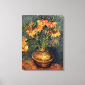 Vrienden in een kopervaas door Vincent van Gogh Canvas Afdruk (Voorkant)