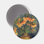 Vrienden in een kopervaas door Vincent van Gogh Magneet (Voorkant / Achterkant)