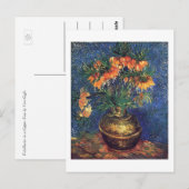 Vrienden in een kopervaas van Van Gogh Briefkaart (Voorkant / Achterkant)