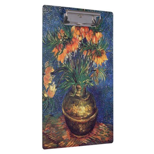 Vrienden in een kopervaas van Van Gogh. Klembord (Rechts)