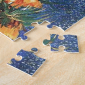 Vrienden in een kopervaas van Van Gogh Legpuzzel (Zijkant)