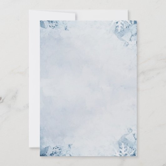 Vrienden in Gift Secret Santa Winter Christmas Par Kaart (Achterkant)