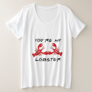 Vrienden Jij Bent Mijn Kreeft Grote Maat T-shirt