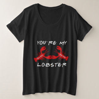Vrienden Jij Bent Mijn Kreeft Grote Maat T-shirt