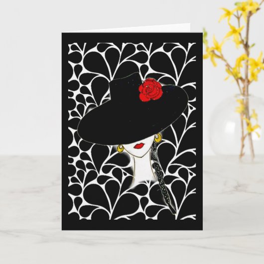 vrienden kaart (Gele Bloem)