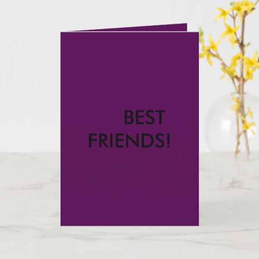 vrienden kaart (Gele Bloem)