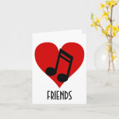 Vrienden Kaart (Gele Bloem)