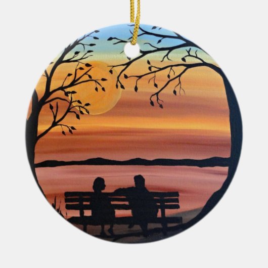 Vrienden Keramisch Ornament (Voorkant)