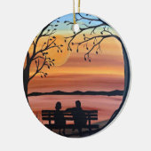 Vrienden Keramisch Ornament (Links)