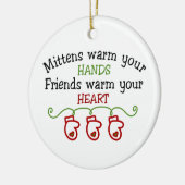 Vrienden Keramisch Ornament (Links)