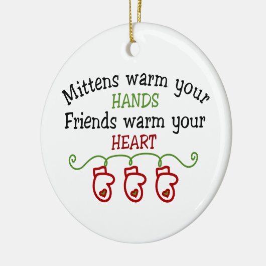 Vrienden Keramisch Ornament (Links)