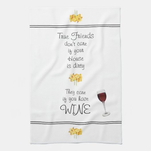 Vrienden Keukenhanddoeken (Verticaal)