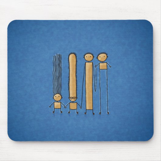 Vrienden (Kleur 2) Muismat (Voorkant)
