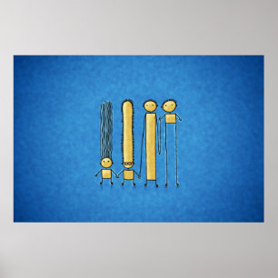 Vrienden (Kleur 2) Poster