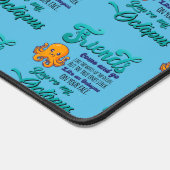 Vrienden komen als de golven van de oceaan bureaumat (Hoek)