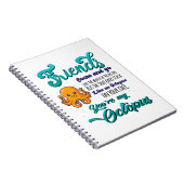 Vrienden komen als de golven van de oceaan notitieboek (Rechterzijde)