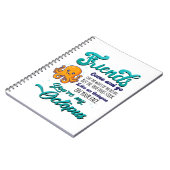 Vrienden komen als de golven van de oceaan notitieboek (Linkerzijde)