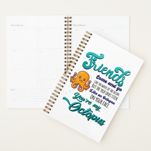 Vrienden komen als de golven van de oceaan planner (Display)