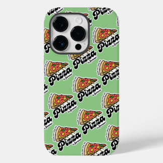 Vrienden komen en gaan, maar pizza is voor altijd Case-Mate iPhone 14 pro hoesje