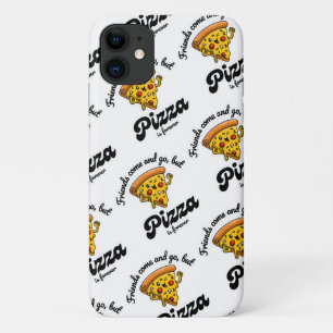 Vrienden komen en gaan, maar pizza is voor altijd  Case-Mate iPhone case