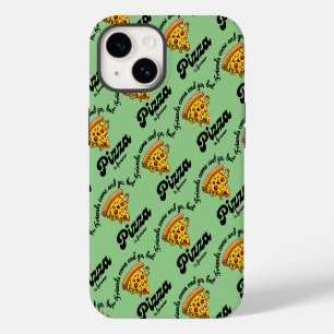 Vrienden komen en gaan, maar pizza is voor altijd  iPhone 14 hoesje