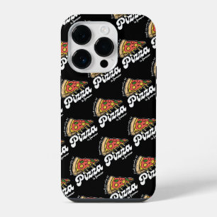 Vrienden komen en gaan, maar pizza is voor altijd iPhone 14 plus hoesje