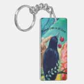 Vrienden komen in alle maten Acryl Sleutelhanger (Voorkant Links)