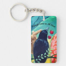 Vrienden komen in alle maten Acryl Sleutelhanger