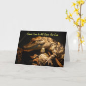 "Vrienden komen in alle soorten en maten" Kaart (Gele Bloem)