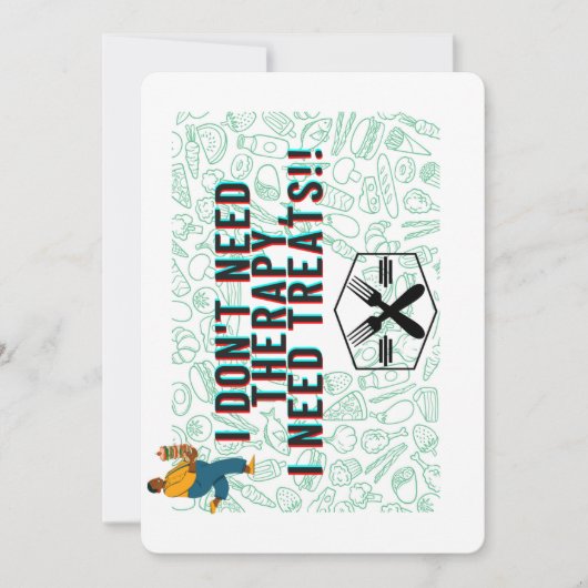 vrienden komen samen behandelt uitnodiging (Voorkant)