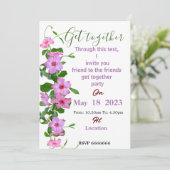 Vrienden krijgen een uitnodiging (Staand voorkant)