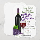 Vrienden krijgen een uitnodiging (Voorkant / Achterkant)