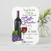 Vrienden krijgen een uitnodiging (Staand voorkant)