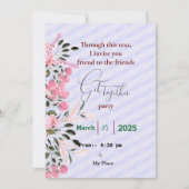 Vrienden krijgen een uitnodiging (Voorkant)