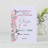 Vrienden krijgen een uitnodiging (Staand voorkant)