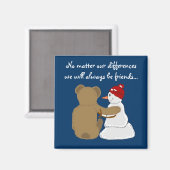 Vrienden kunnen anders zijn magneet (Voorkant / Achterkant)