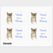 Vrienden Lang Haired Chihuahua Groet Sticker (Vel)