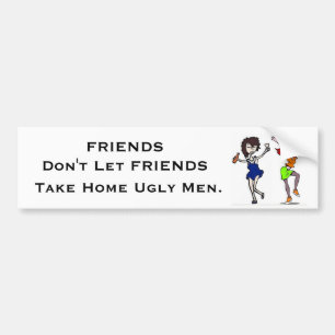 Vrienden laten geen vrienden bumpersticker