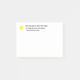 Vrienden laten je schijnen post-it® notes