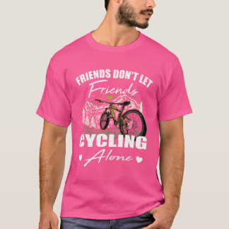 Vrienden laten vrienden Fietsen Alleen Fietsen Jon T-shirt