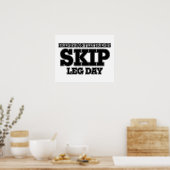 Vrienden laten vrienden geen Beenendag overslaan Poster (Keuken)