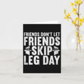 Vrienden laten vrienden geen Bodybuildin negeren Kaart (Gele Bloem)