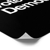 VRIENDEN LATEN VRIENDEN GEEN DEMOCRAT STEMMEN -.pn Poster (Hoek)