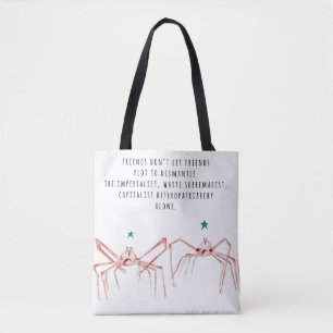Vrienden laten vrienden geen zak zakken tote bag