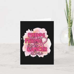 Vrienden laten vrienden niet alleen kanker bestrij kaart