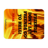 Vrienden laten vrienden niet naar de hel gaan gotG Magneet (Horizontaal)