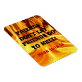 Vrienden laten vrienden niet naar de hel gaan magneet (Rechterzijde)