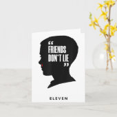 Vrienden Liegen Niet Elf Kaart (Gele Bloem)