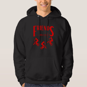 Vrienden Liegen Niet Grappige Wafel Hoodie
